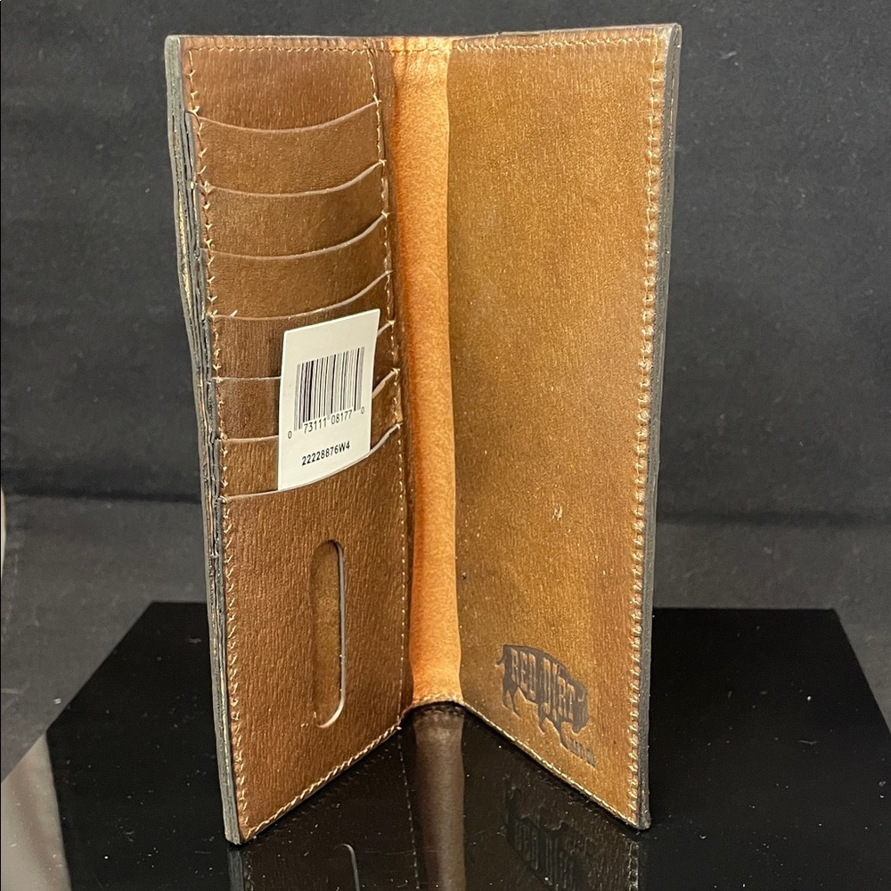 Red Dirt Hat Co Patterned Leather Rodeo Wallet View 3